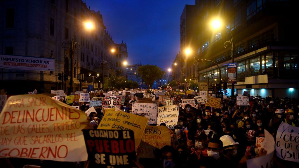 Protestas en Perú