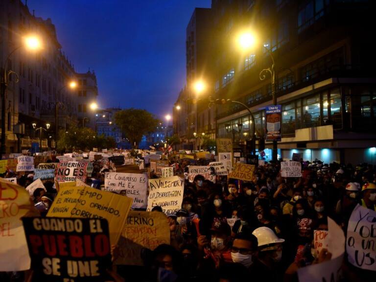 Protestas en Perú