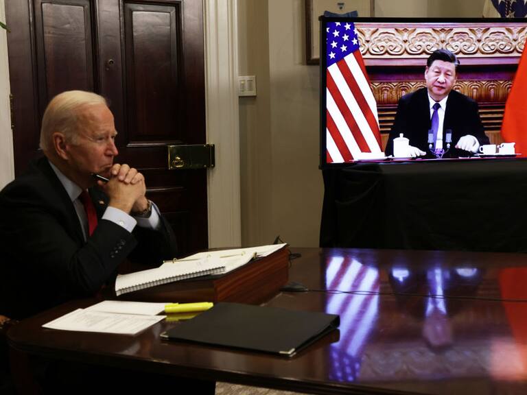La reunión virtual de Joe Biden y el presidente chino Xi Jinping