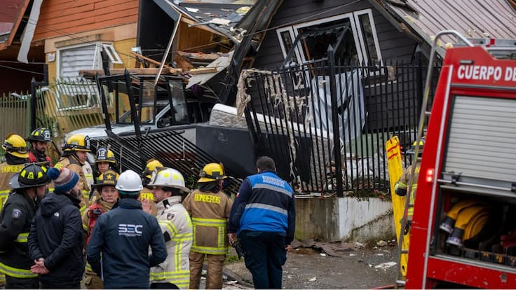 Salvó de milagro: explosión por fuga de gas en Hualaihué deja a adulto mayor con quemaduras graves