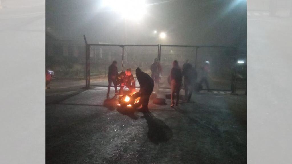 Imágenes de la noche en la toma. / Cedida.