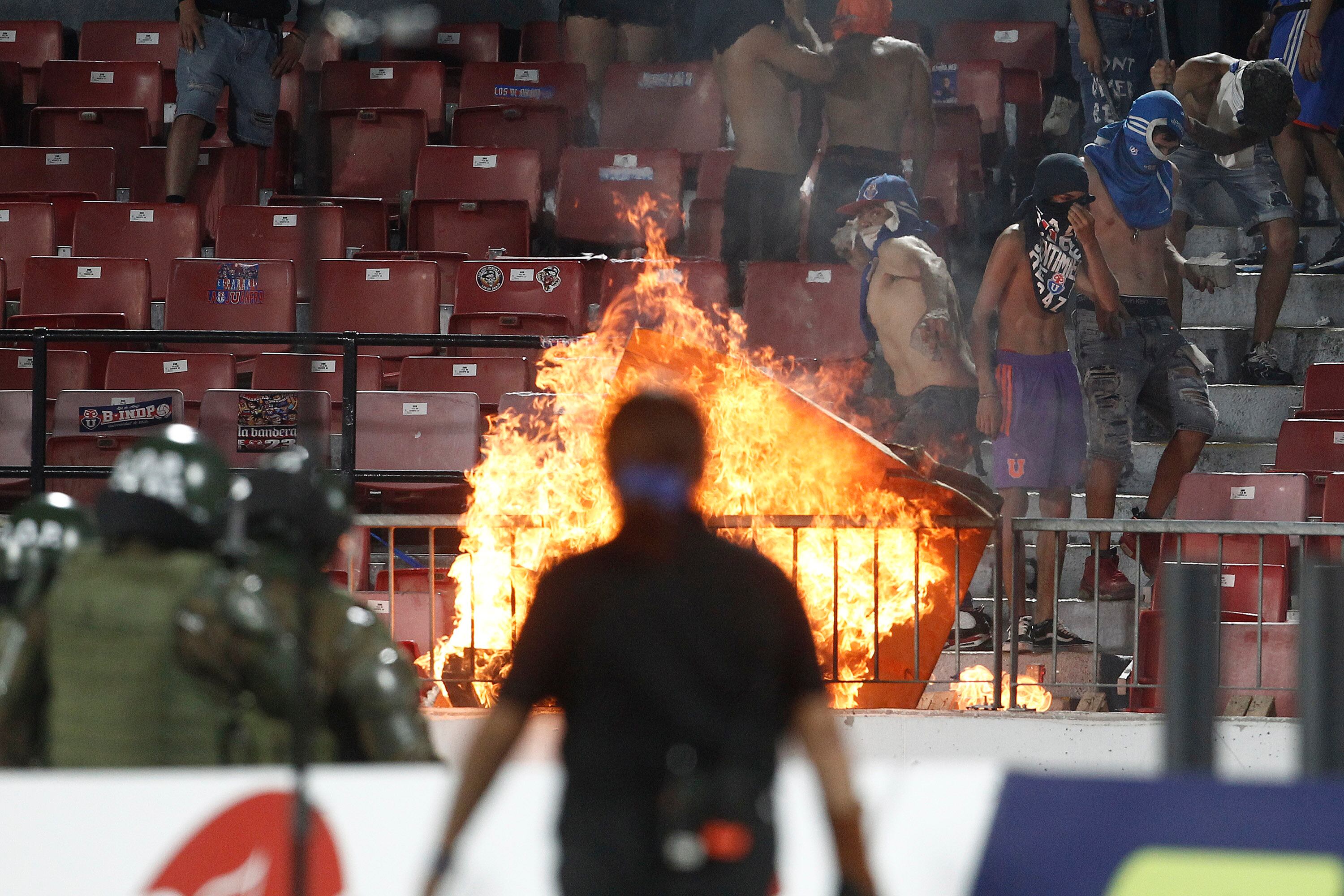 Incidentes en el Estadio Nacional