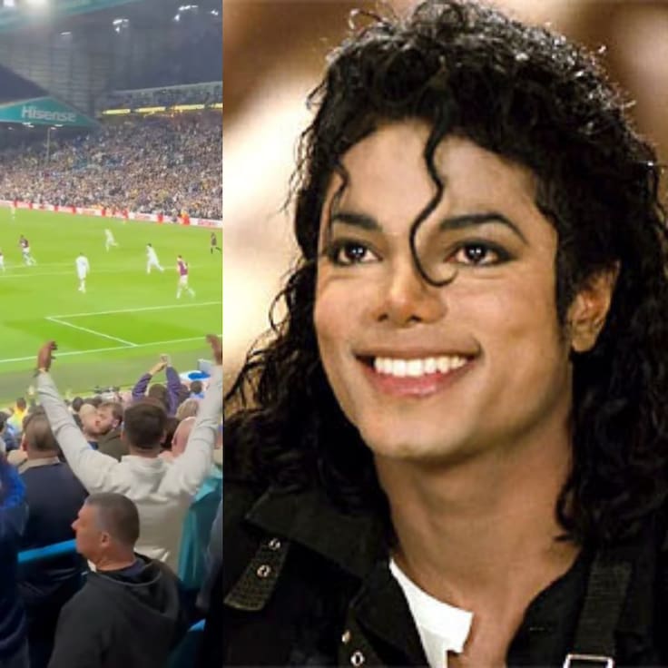 Broma musical en Inglaterra: Michael Jackson debutó como DT del Burnley y los hinchas del Leeds le dedicaron canción