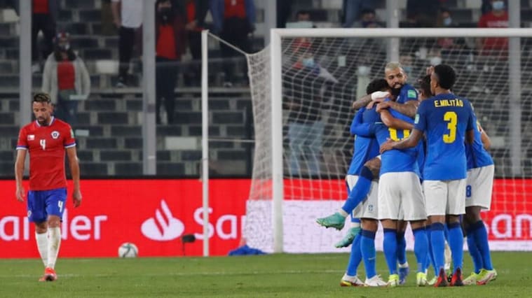 Chile cayó ante Brasil y complicó sus opciones de clasificar a Qatar 2022