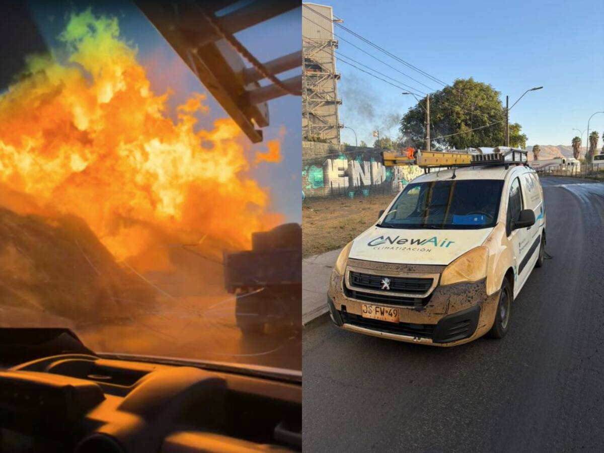 “Nos bajamos y corrimos”: el dramático relato del hombre que grabó explosión en Renca desde su auto en llamas