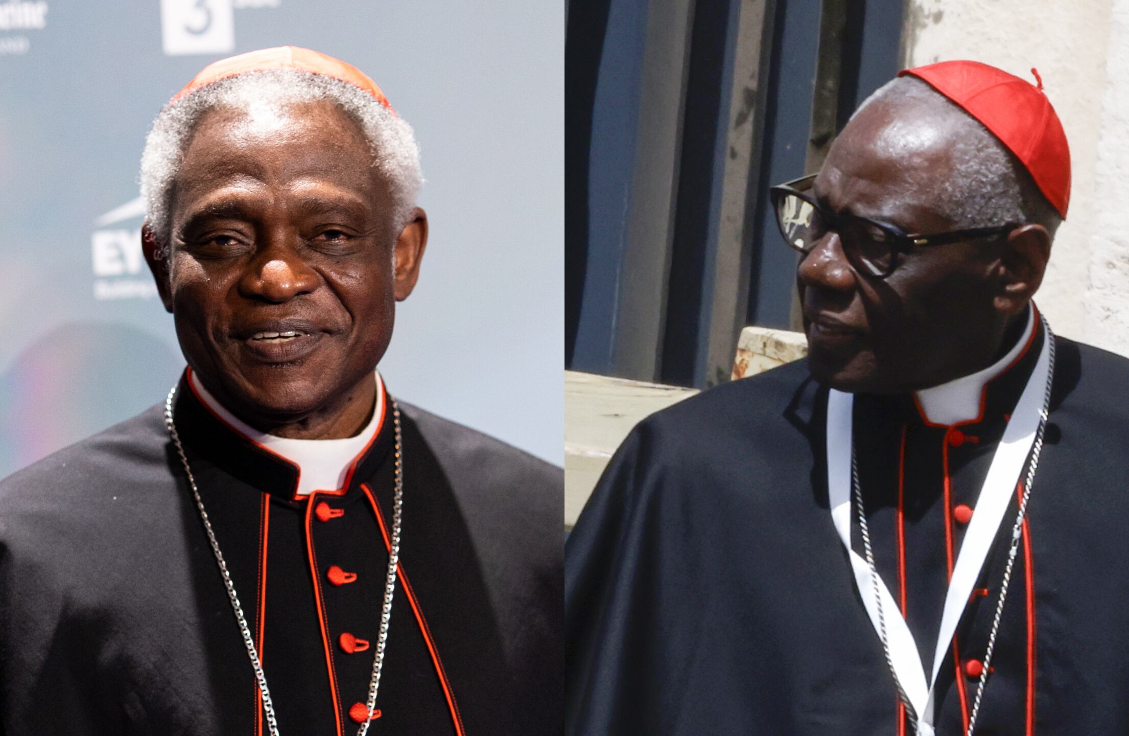 (De izquierda a derecha) Peter Turkson y Robert Sarah / Getty Images