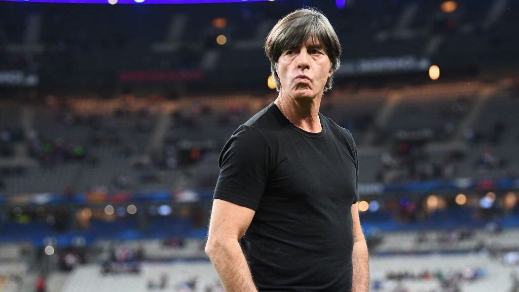 Germany's head coach Joachim Loew looks on before the UEFA Nations League football match between France and Germany at the Stade de France in saint-Denis, near Paris on October 16, 2018. (Photo by FRANCK FIFE / AFP)        (Photo credit should read FRANCK FIFE/AFP via Getty Images)
