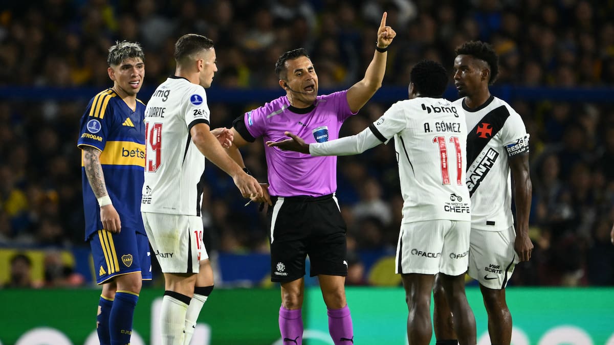 La polémica de Piero Maza que marcó la derrota de Boca ante Vasco da Gama en Copa Sudamericana