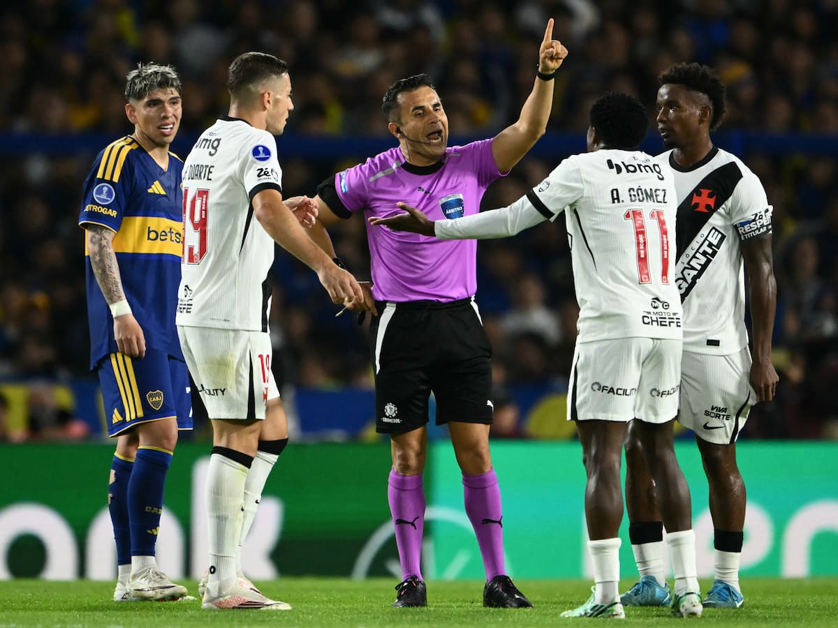La polémica de Piero Maza que marcó la derrota de Boca ante Vasco da Gama en Copa Sudamericana