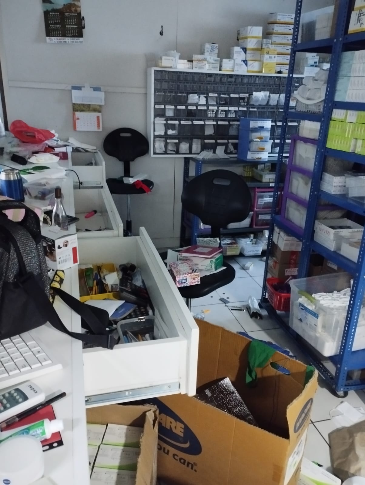 Parte del sector afectado por el robo. / ADN.cl