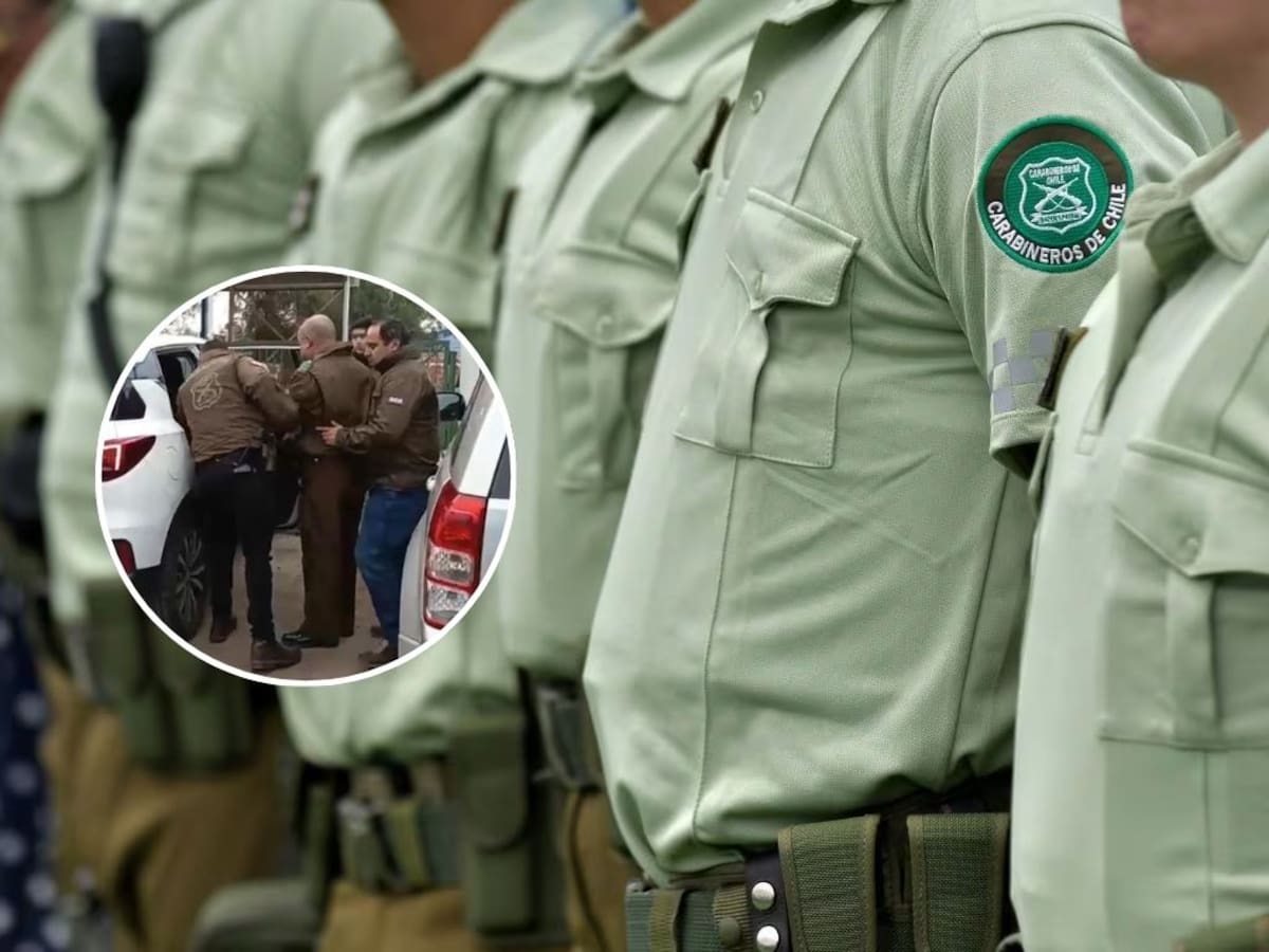 Desvinculan a cuatro carabineros tras operativo por presunta falsificación vinculada a vehículos robados