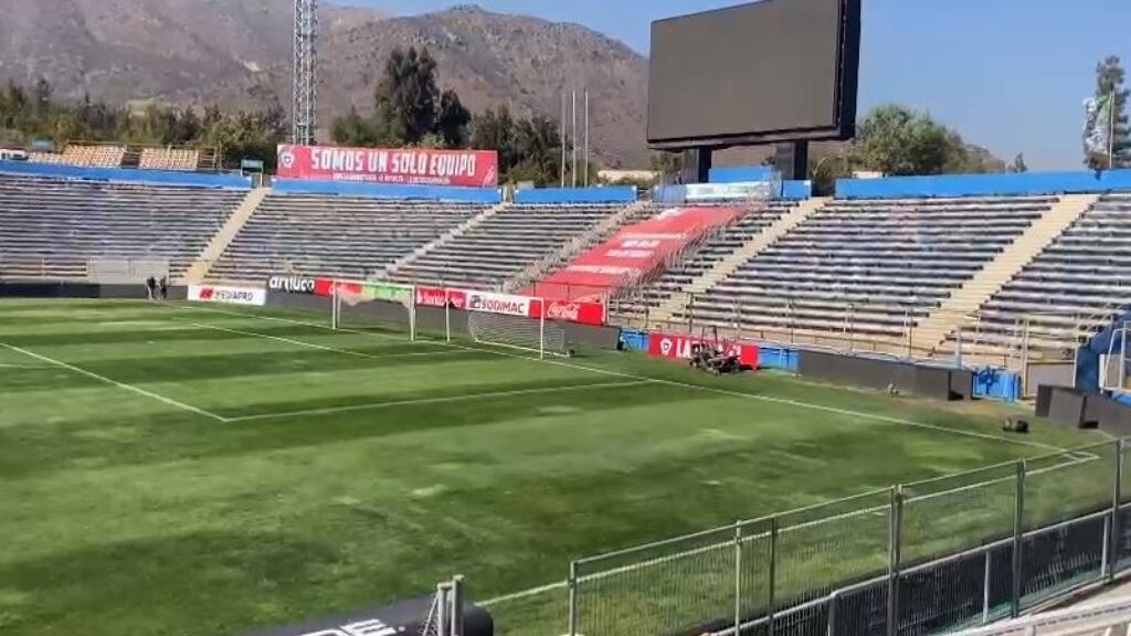 El estado de la cancha en San Carlos de Apoquindo para el duelo entre Chile y Uruguay