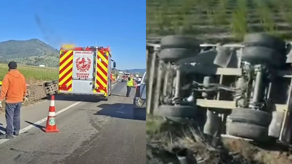 Accidente fatal en el Maule: choque entre dos camiones deja dos muertos y dos heridos