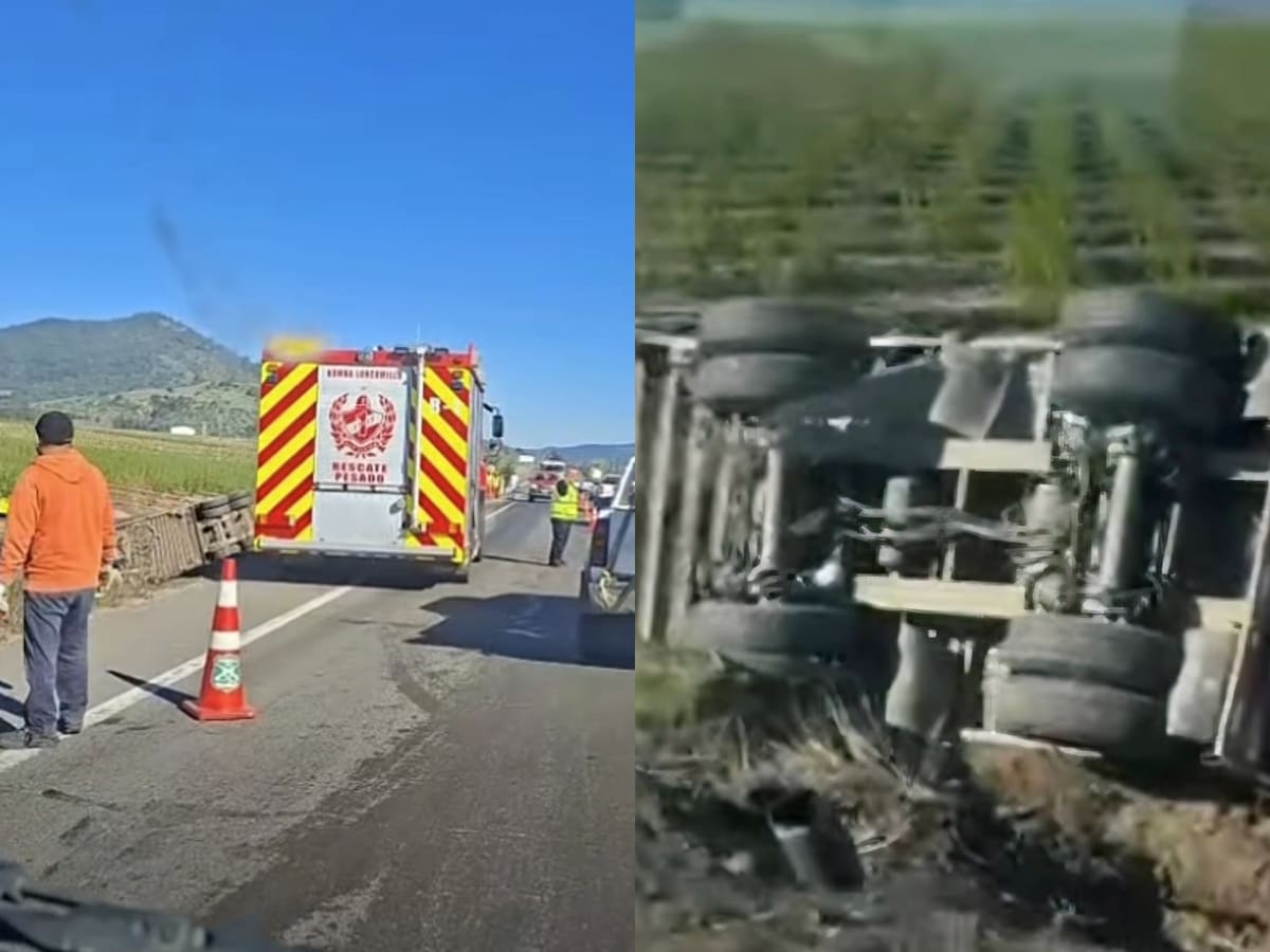Accidente fatal en el Maule: choque entre dos camiones deja dos muertos y dos heridos
