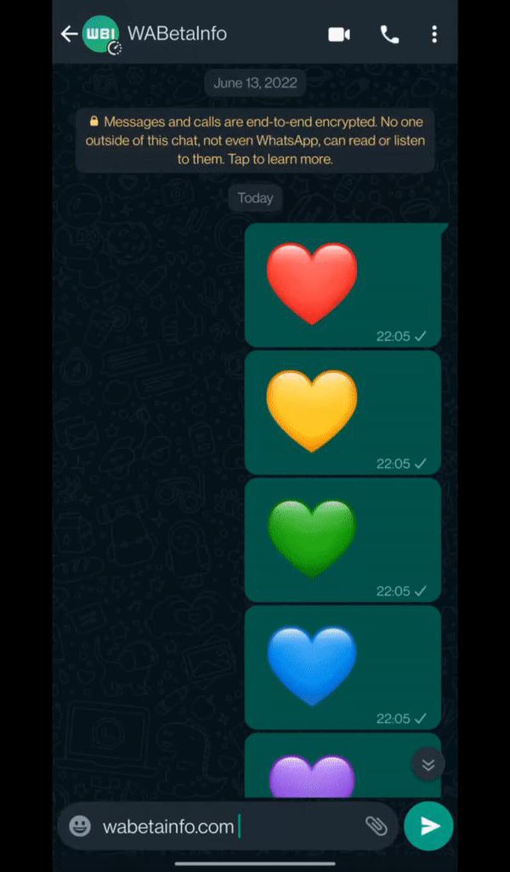 Créditos: WABetaInfo
