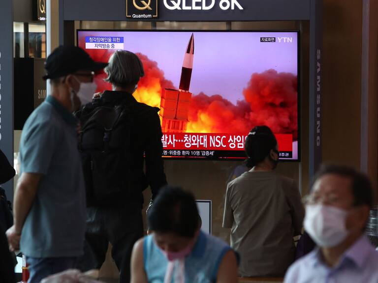Televisión surcoreana informa de las pruebas de misiles