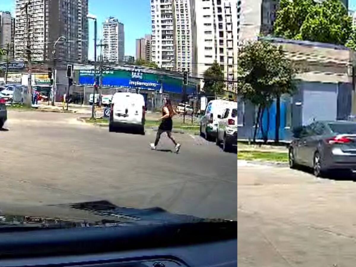 Al menos 10 disparos: el momento en que una detective PDI frustra a balazos robo en Estación Central