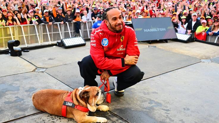 “La decisión más difícil de mi vida”: Lewis Hamilton confirma la muerte de su querida mascota Roscoe
