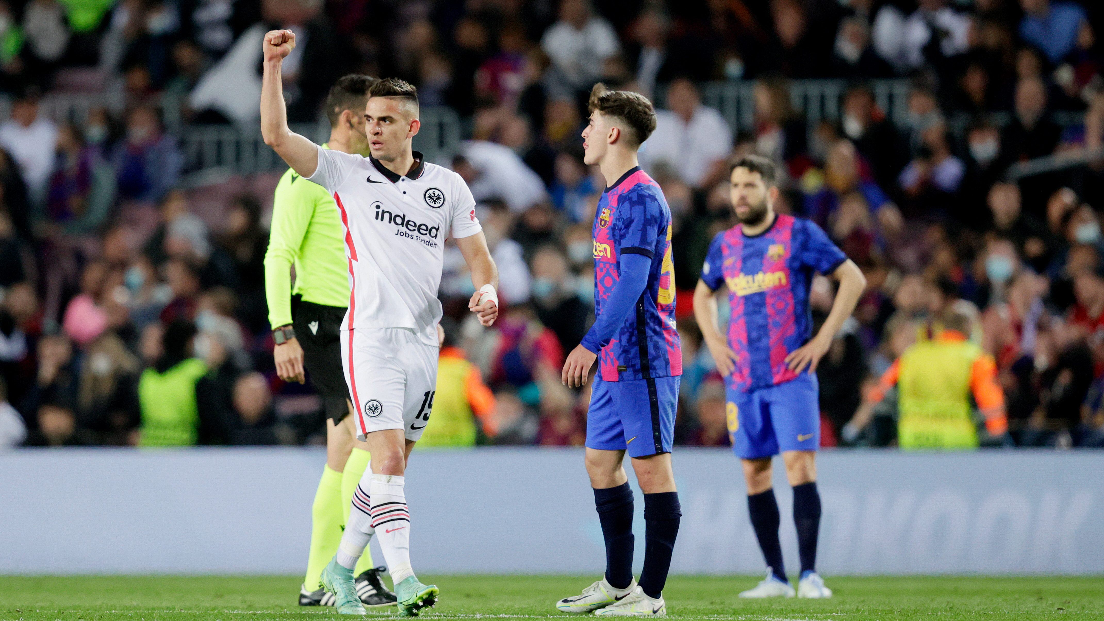 Eintracht Frankfurt borra al Barcelona de la Europa League