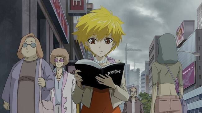 Los Simpson - animé - especial Halloween - Death Note