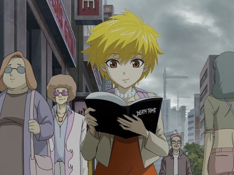 Los Simpson - animé - especial Halloween - Death Note