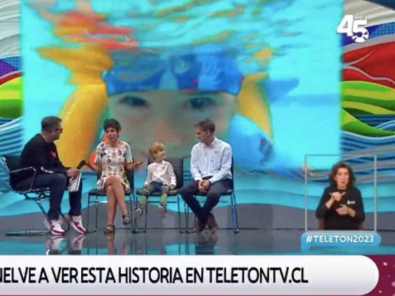 Familia viajó desde España para estar en Teletón 2023