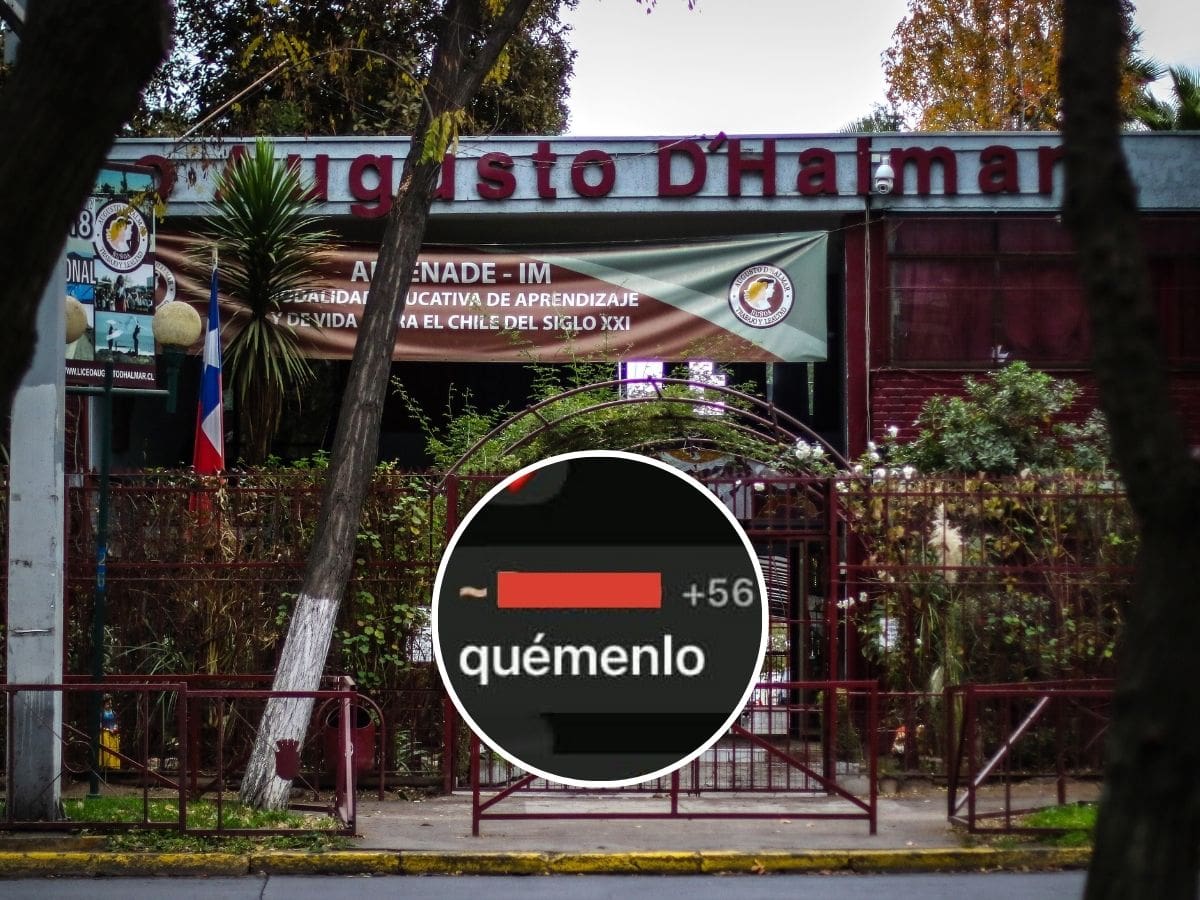 “Quémenlo” y “fusílenlo”: estudiante del Liceo Augusto D’Halmar sufre grave hostigamiento tras rechazar paralización
