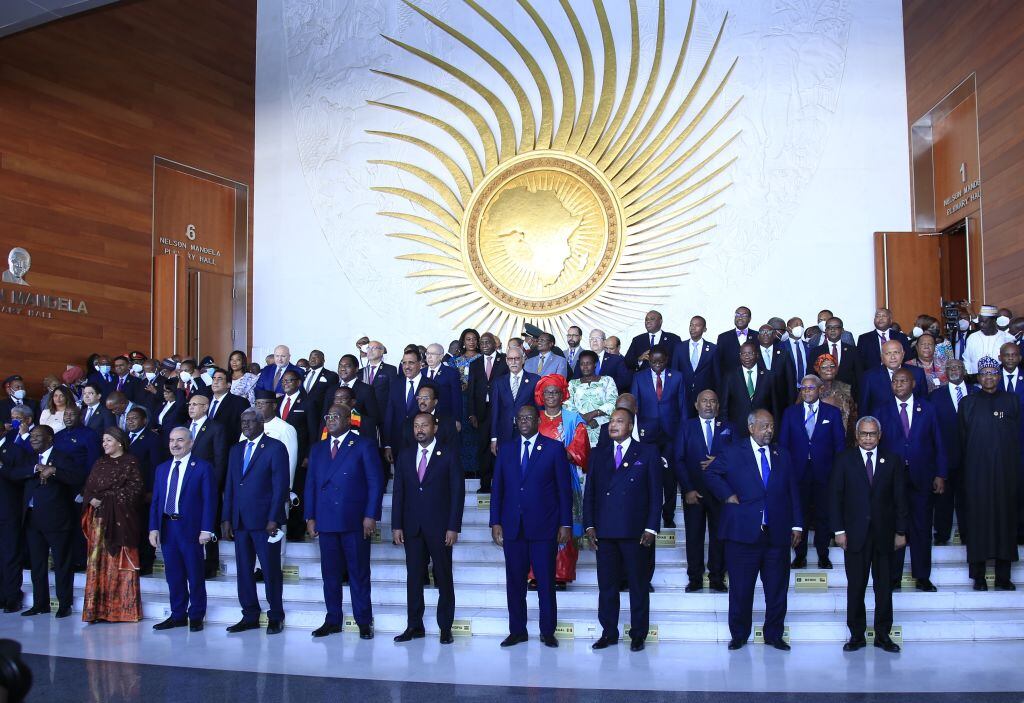 Los líderes nacionales en la 35 sesión de la Unión Africana en Addis Ababa