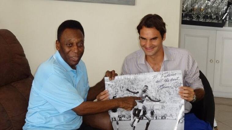 "Me considero afortunado de haberte conocido": Roger Federer se despide de Pelé y recuerda su encuentro con el astro brasileño