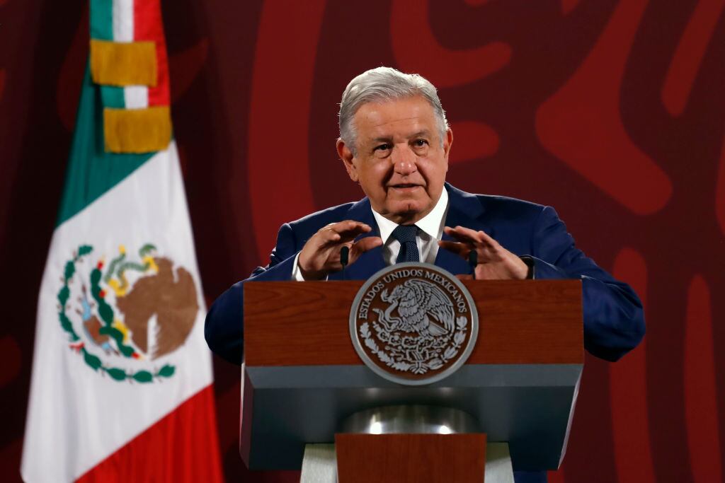 El presidente mexicano Andres Manuel Lopez Obrador
