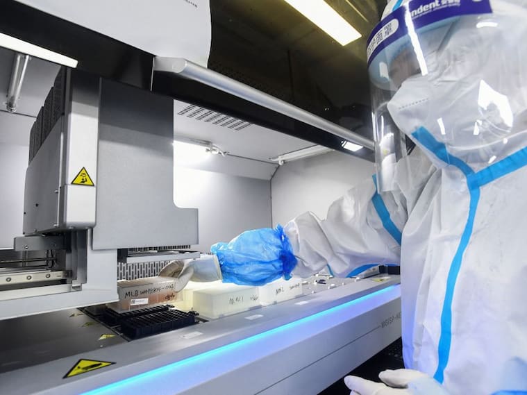 Científicos de China estudian muestras del coronavirus Covid-19
