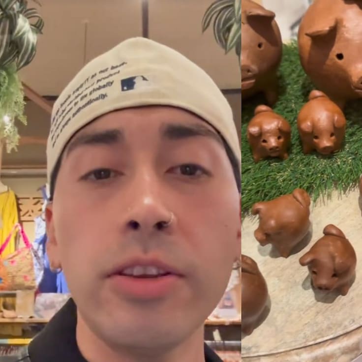 Influencer se encuentra con artesanía típica de Chile en Japón y su reacción ya es viral