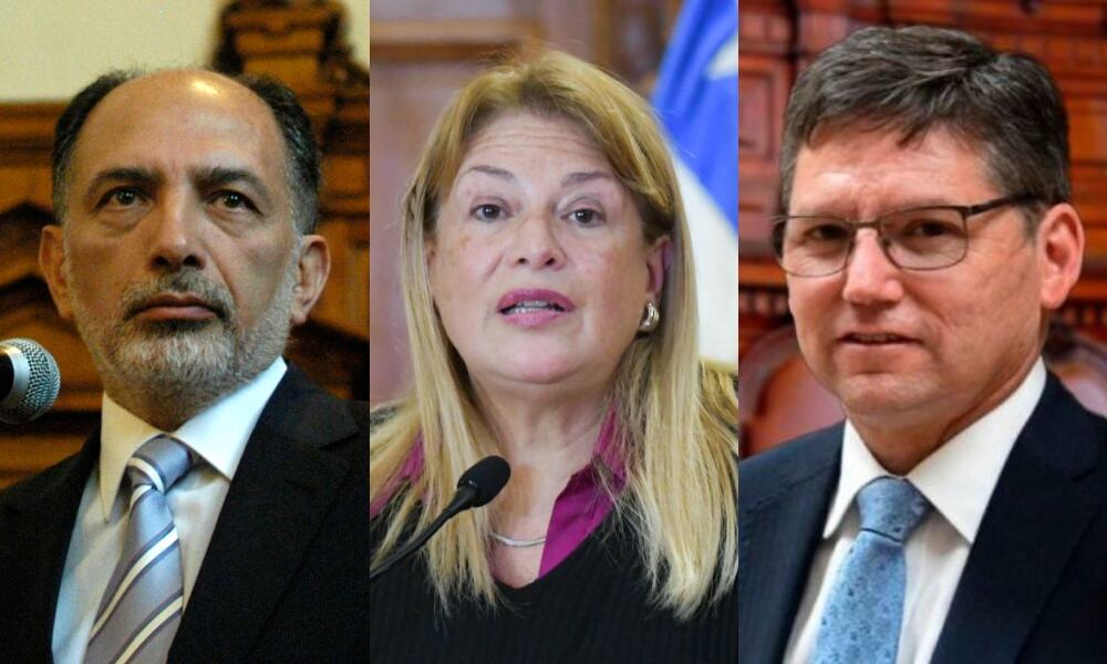 Sergio Muñoz, Ángela Vivanco y Jean Pierre Matus