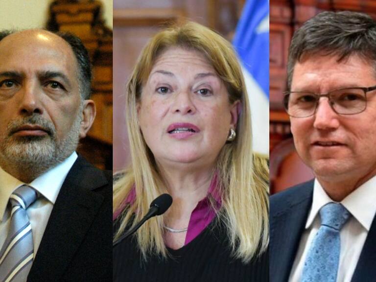 Sergio Muñoz, Ángela Vivanco y Jean Pierre Matus