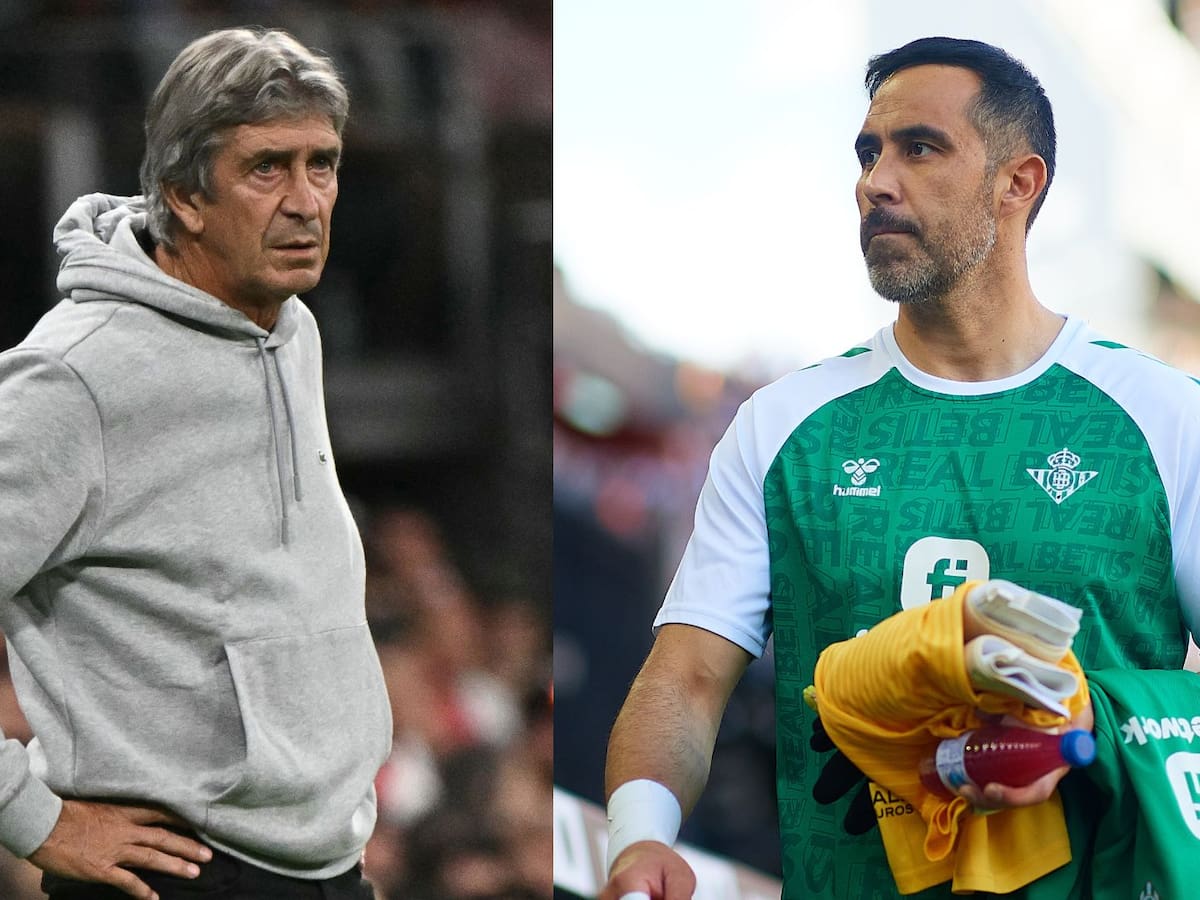 Manuel Pellegrini explica por qué dejó en la banca a Claudio Bravo en su último partido con Real Betis