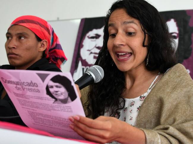 Bertha Zúñiga Cáceres la hija de la asesinada ambientalista Berta Cáceres