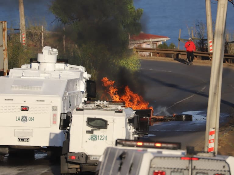 Tenso inicio de desalojo en megatoma en la región de Valparaíso: registran barricadas en Cerro Centinela