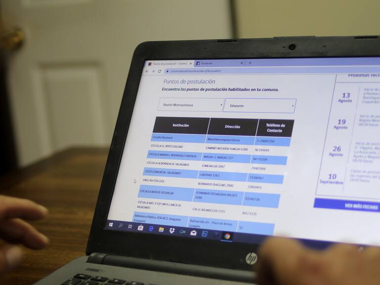 Comenzó el proceso de postulación del Sistema de Admisión Escolar, salvo en la región Metropolitana