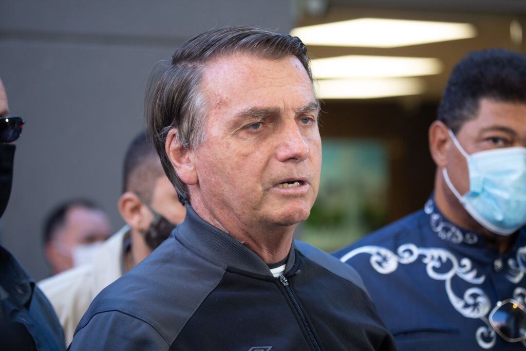 El presidente ultraderechista de Brasil Jair Bolsonaro