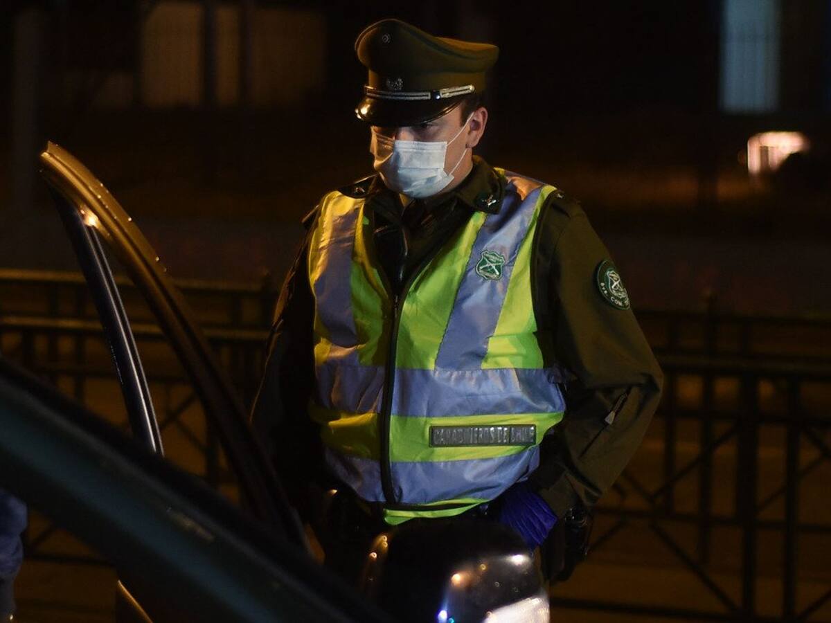 Carabineros informó que 811 personas no respetaron el toque de queda