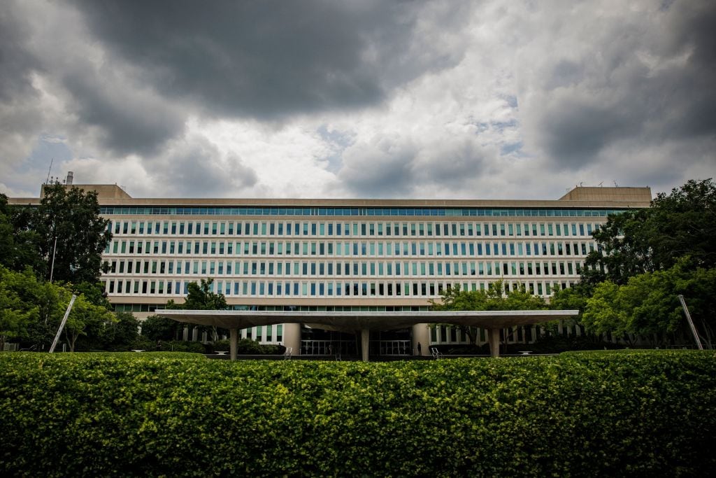 El cuartel general de la CIA en la ciudad de Langley en Estados Unidos