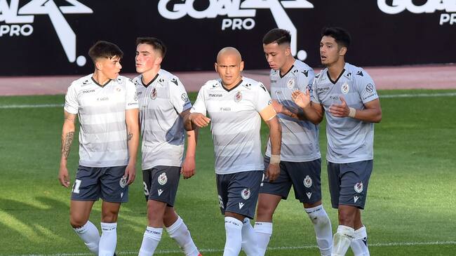 08 DE MAYO DE 2021/LA SERENAJugadores de La Serena en festejo de un gol, durante el partido valido por la fecha 7ª fecha del campeonato nacional AFP Plan Vital 2021, entre La Serena vs Ñublense, disputado en el estadio La Portada
FOTO: ALEJANDRO PIZARRO UBILLA/AGENCIAUNO