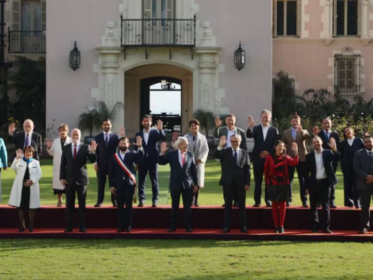 Presidente Boric encabeza foto oficial en la antesala de su última Cuenta Pública