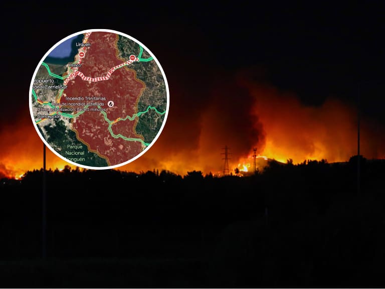 Incendios forestales en Chile: así puedes revisar el mapa de los siniestros en tiempo real a través de Google