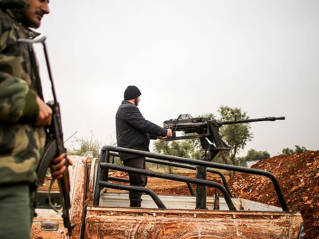 Dos milicianos del grupo terrorista Al Qaeda en Siria