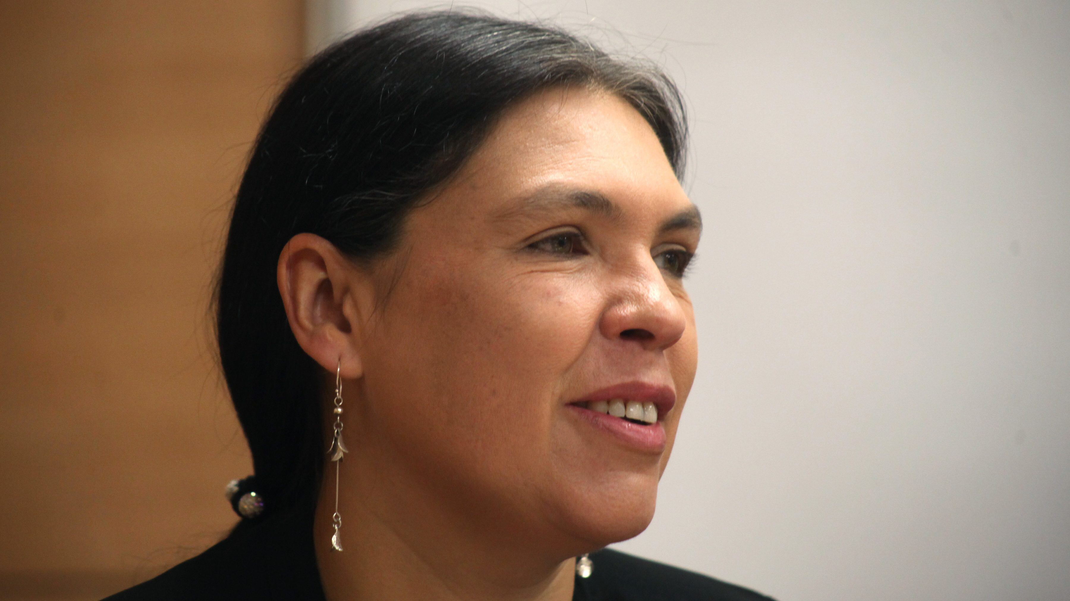 18 de Marzo 2020/ SANTIAGO
La ministra del Trabajo y Previsión Social, el subsecretario de la cartera, se reunieron con el Consejo Superior Laboral, para enfrentar la situacion laboral frente al Coronavirus, en el ministerio del Trabajo, Santiago. (En la imagen, Barbara Figueroa, Presidente de la CUT)
FOTO: AILEN DÍAZ/AGENCIAUNO