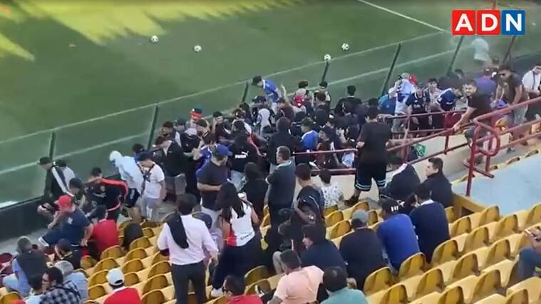 Hinchas de la U de Chile ingresan a la fuerza al Santa Laura y provocan retraso de la semifinal de Copa Chile
