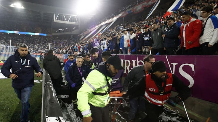 El dramático momento que interrumpió el clásico entre la UC y Colo Colo