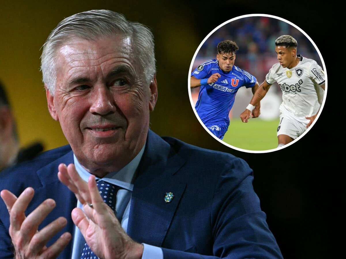 La U tendrá un espectador de lujo en Brasil: Carlo Ancelotti asistirá al duelo ante Botafogo por Copa Libertadores