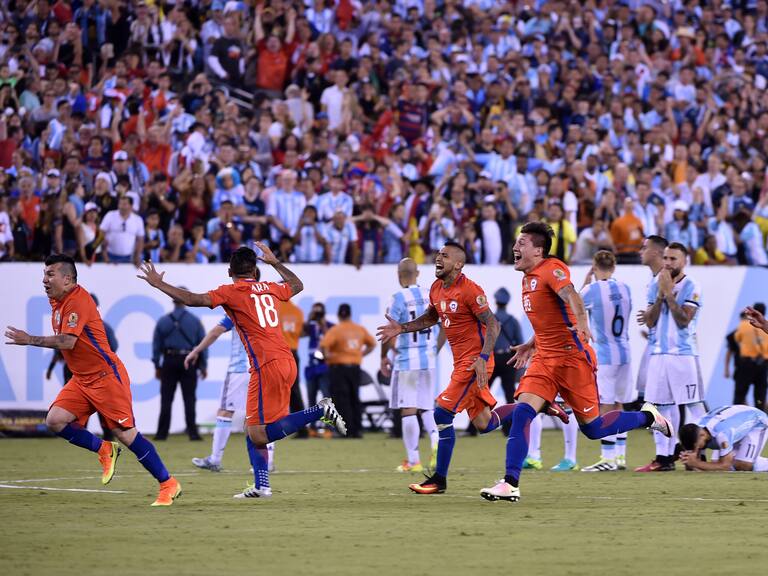 Chile y Argentina en la final de la Copa América Centenario | Getty Images